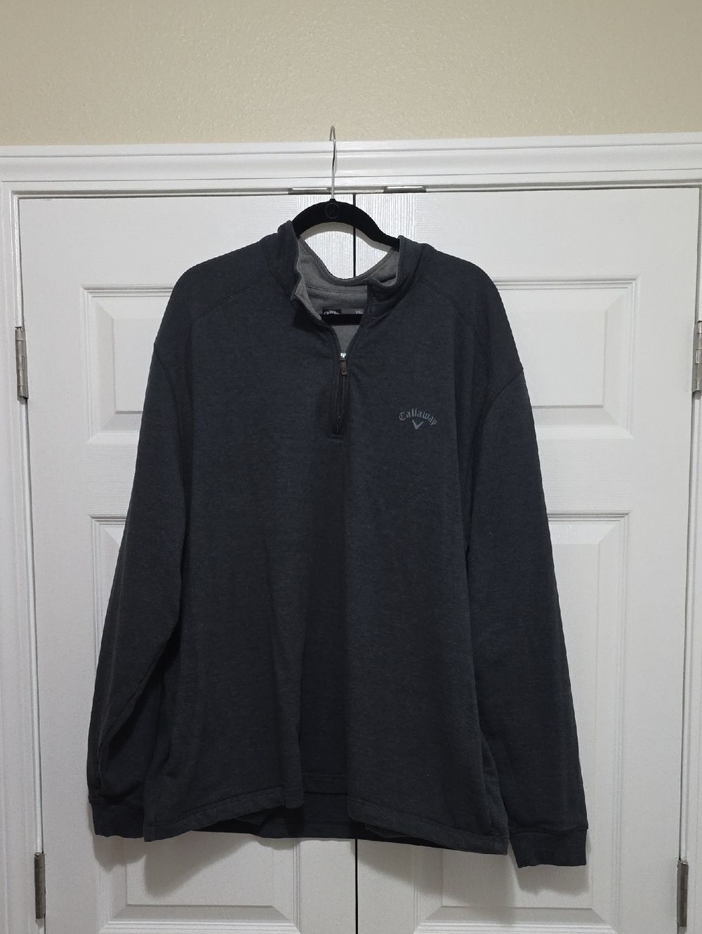 Callaway Charcoal Gray 1/4 Zip Pullover